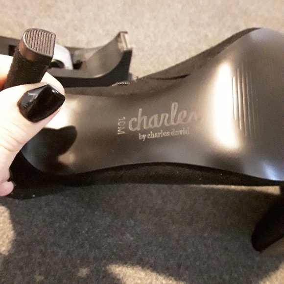 🆕️ Charles David | Studded Stiletto Ankle Boots - Picture 8 of 8